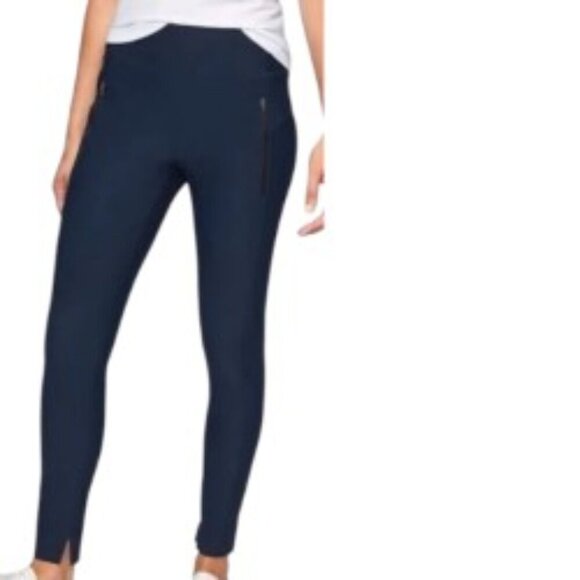 Athleta Navy Stellar Tight 0/P - Picture 1 of 5